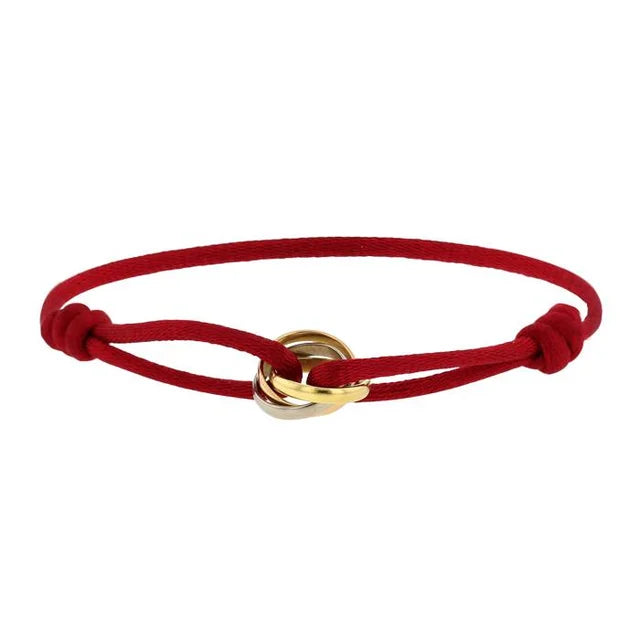 Infinity Cord Bracelet Adjustable Symbol Jewelry