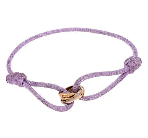 Infinity Cord Bracelet Adjustable Symbol Jewelry