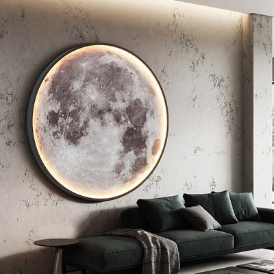 Dimmable Moon Wall Light with Remote Control