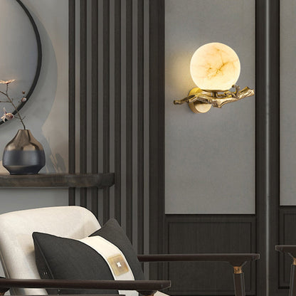 MarbleGlow - Contemporary Wall Lamp