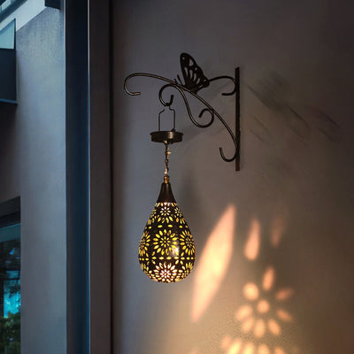 Solar Drop Garden Light with Warm White LED – Waterproof Outdoor Lighting