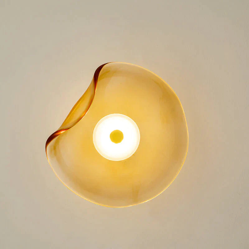 Modern LED Glass Wall Sconce Light