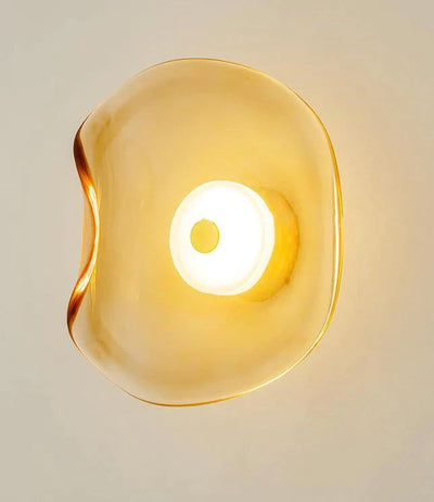 Modern LED Glass Wall Sconce Light