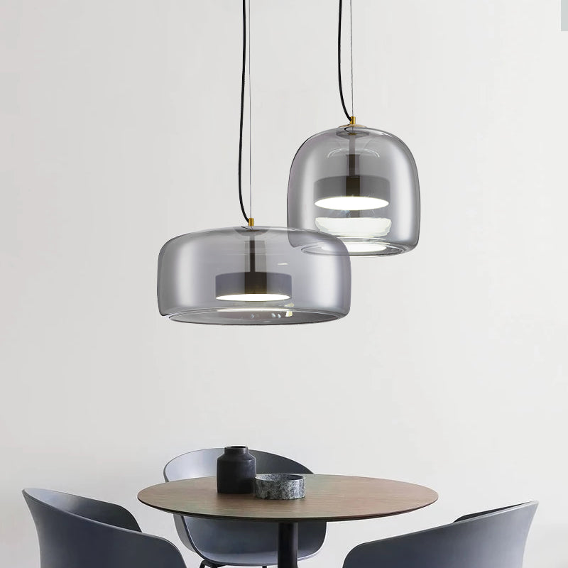 Modern Glass Hotel-Style Pendant Light