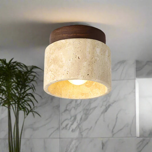 Japanese Cream Style Ceiling Lamp