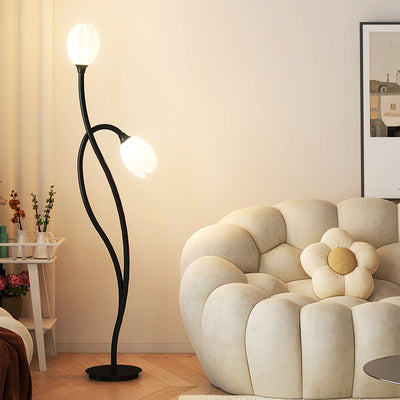 Modern Flower Floor Lamp with G9 Socket