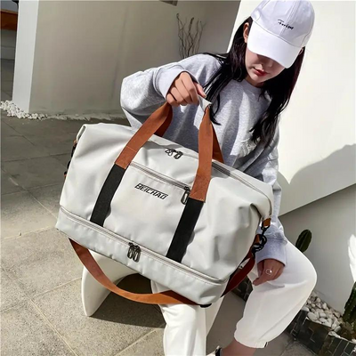 Reane Women’s Travel Tote Bag with Shoulder Strap and Compartments