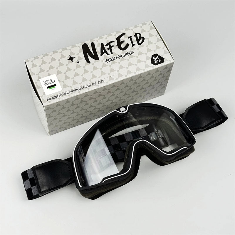 Vintage Motorcycle Goggles for Men Windproof Retro Style