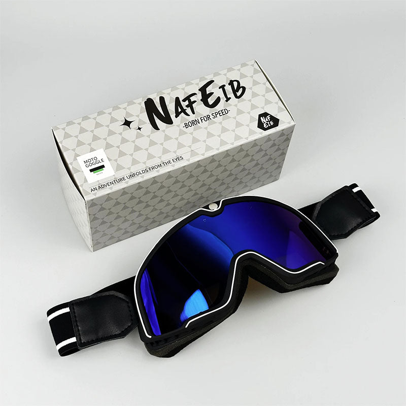 Vintage Motorcycle Goggles for Men Windproof Retro Style