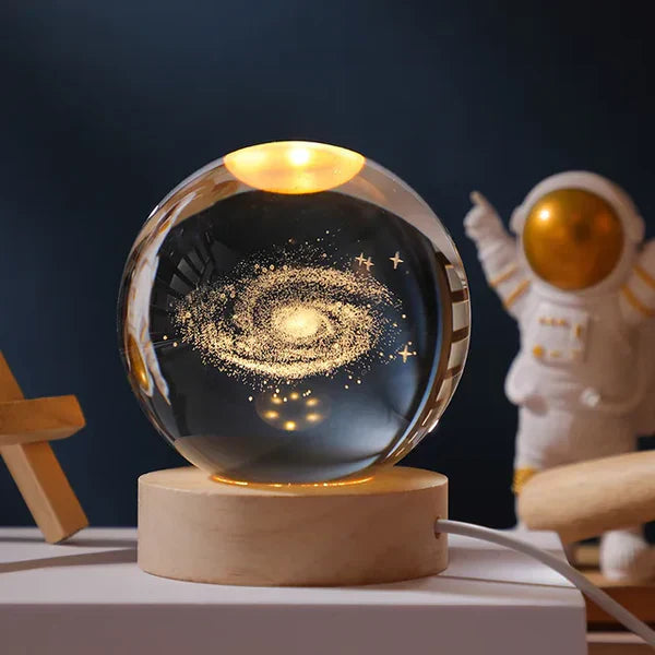 Luminous Crystal Ball LED Night Light Decor