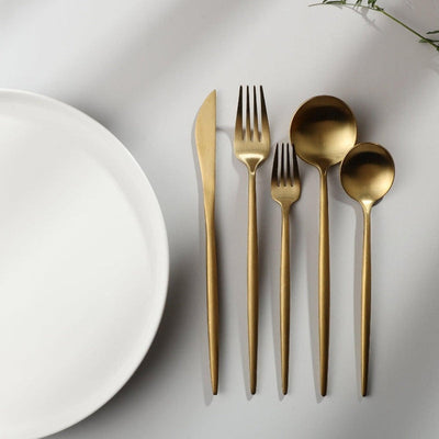Minimalist Stainless Steel Cutlery Set
