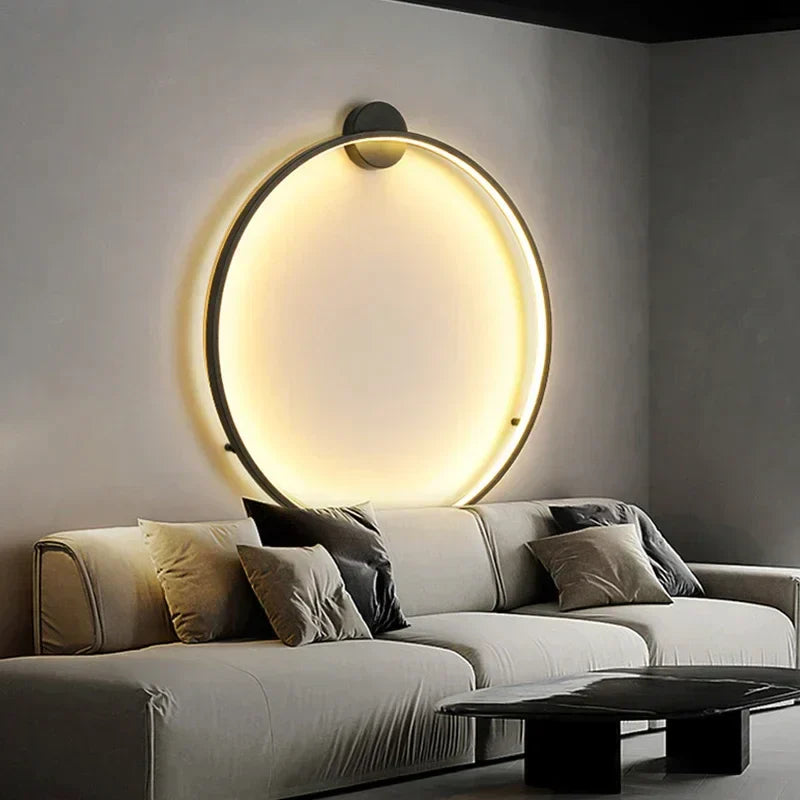 AuraRing - Minimal Round Wall Lamp