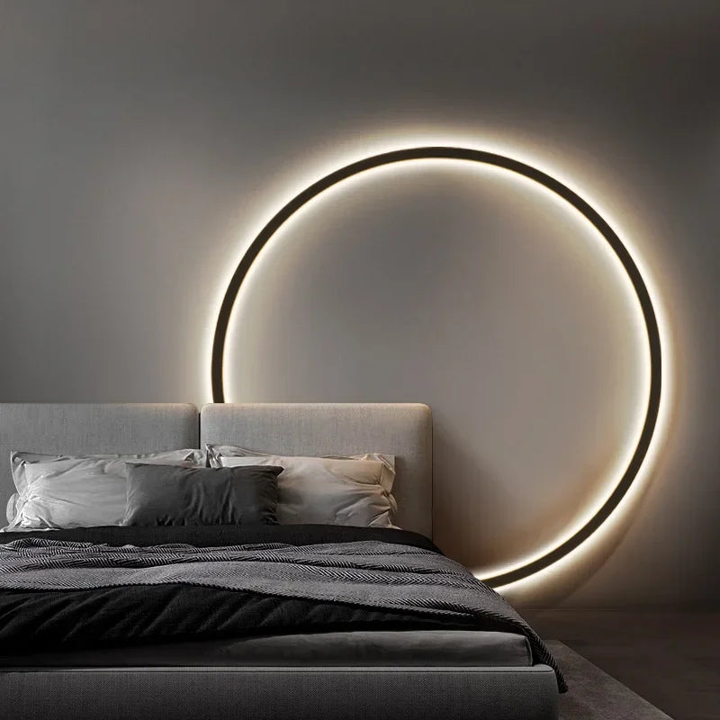 AuraRing - Minimal Round Wall Lamp