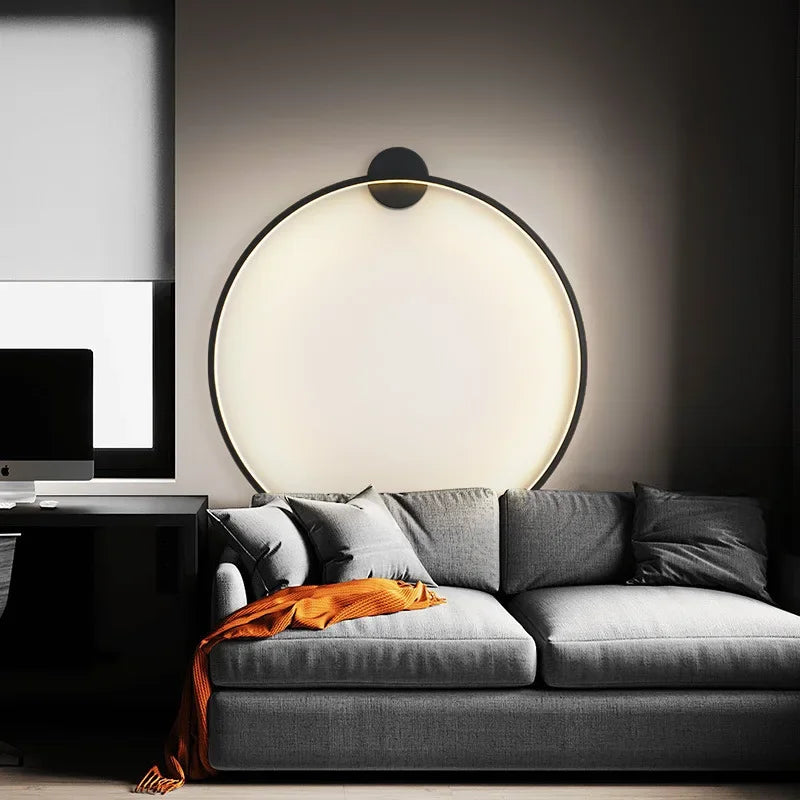 AuraRing - Minimal Round Wall Lamp