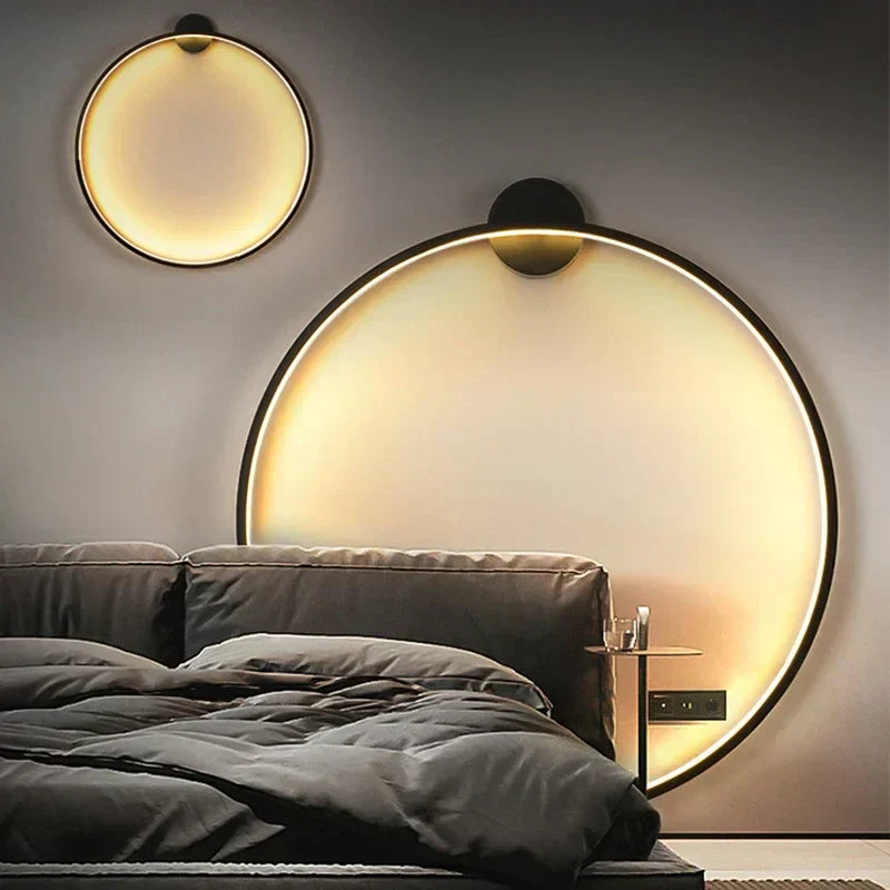 AuraRing - Minimal Round Wall Lamp