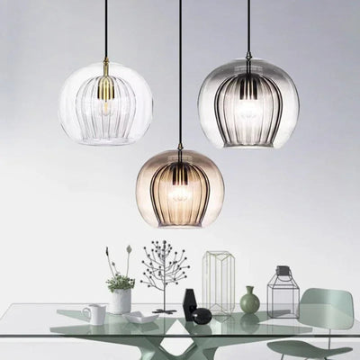 Modern Glass Pendant Light for Dining Room