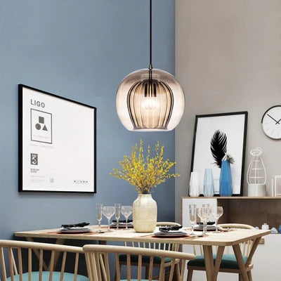 Modern Glass Pendant Light for Dining Room