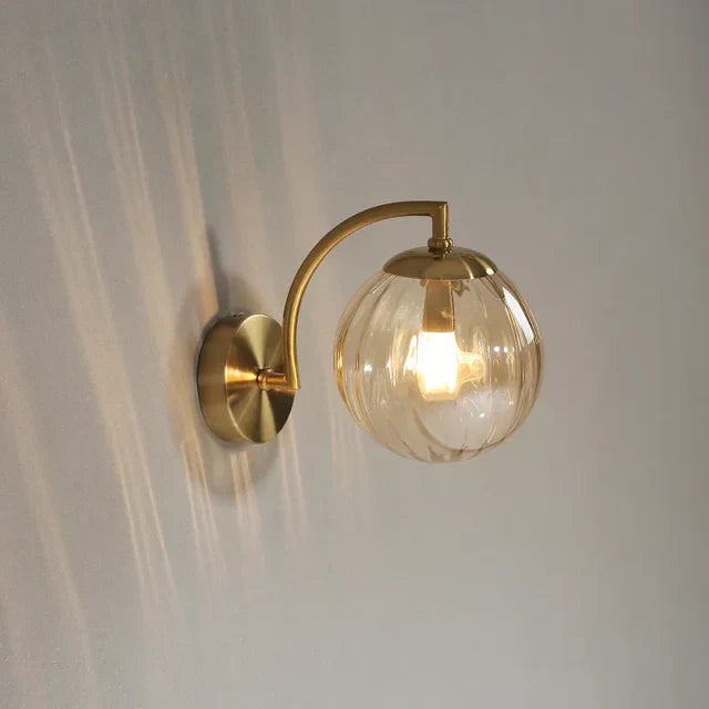LuxeCrystal – Modern Glass Wall Lamp