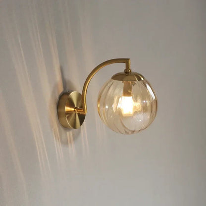 LuxeCrystal – Modern Glass Wall Lamp
