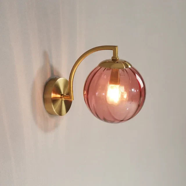 LuxeCrystal – Modern Glass Wall Lamp