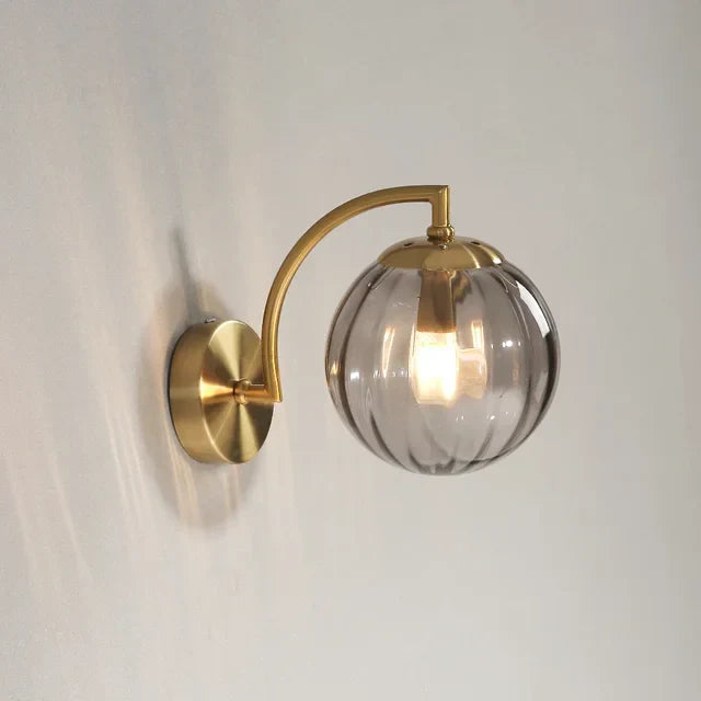 LuxeCrystal – Modern Glass Wall Lamp
