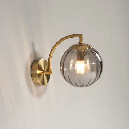 LuxeCrystal – Modern Glass Wall Lamp