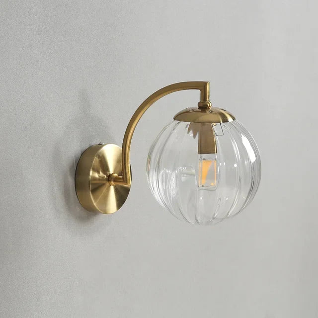 LuxeCrystal – Modern Glass Wall Lamp