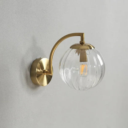LuxeCrystal – Modern Glass Wall Lamp
