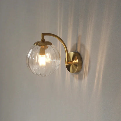 LuxeCrystal – Modern Glass Wall Lamp