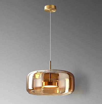 Modern Glass Dome LED Chandelier Light