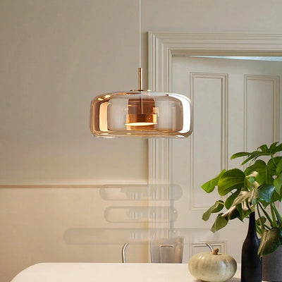 Modern Glass Dome LED Chandelier Light