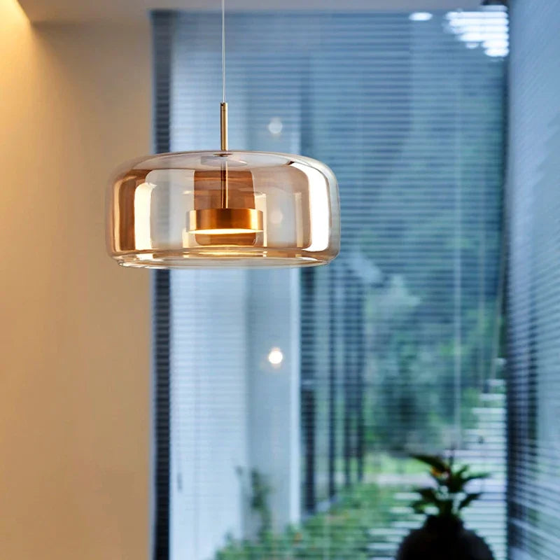 Modern Glass Dome LED Chandelier Light