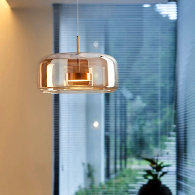 Modern Glass Dome LED Chandelier Light