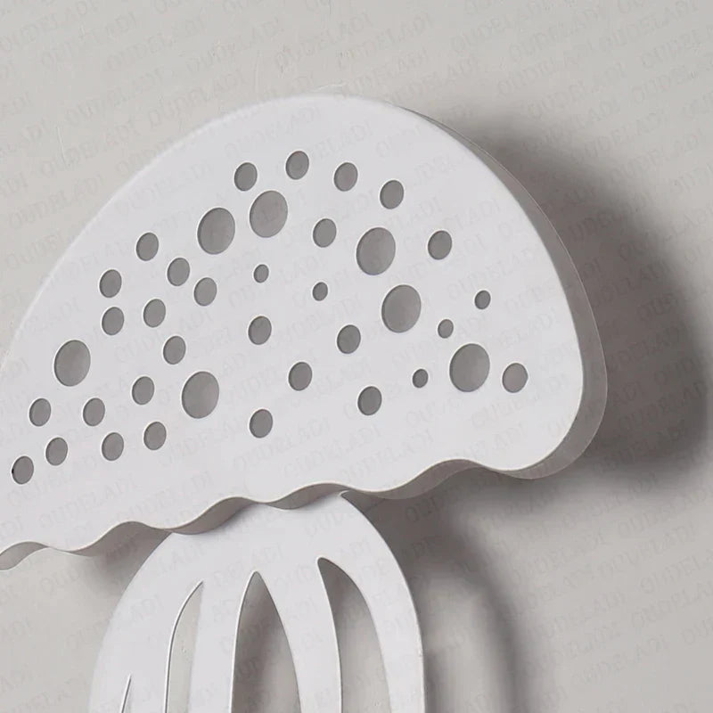 GlimmerCoral – Underwater Jellyfish Wall Lamp