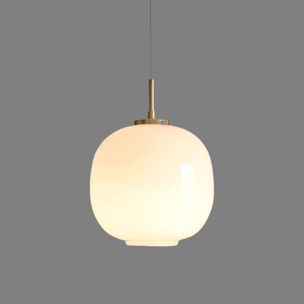 Opal Glass Pendant Light – Nordic Lantern Design