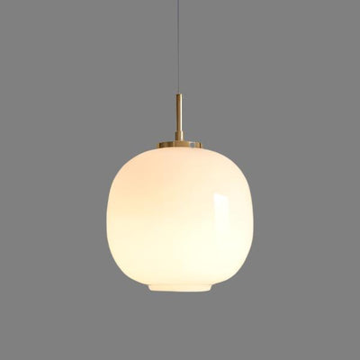 Opal Glass Pendant Light – Nordic Lantern Design