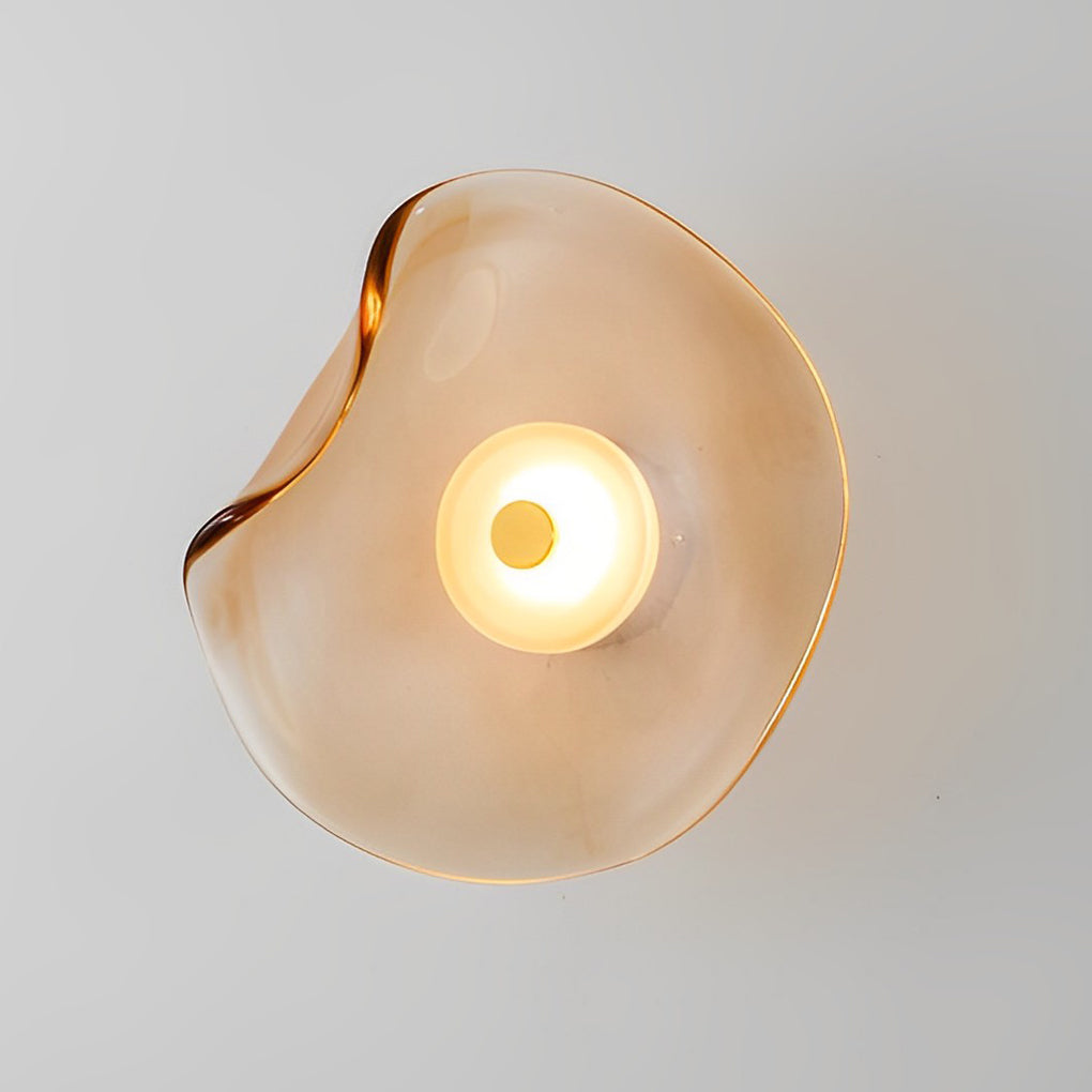 Modern LED Glass Wall Sconce Light