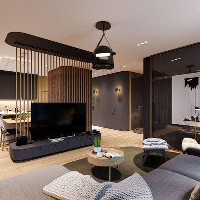 Mona Minimalist LED Pendant Light – Modern Glass Design