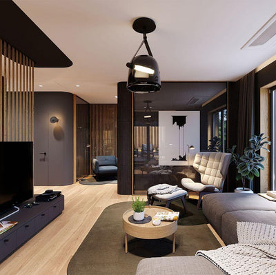 Mona Minimalist LED Pendant Light – Modern Glass Design