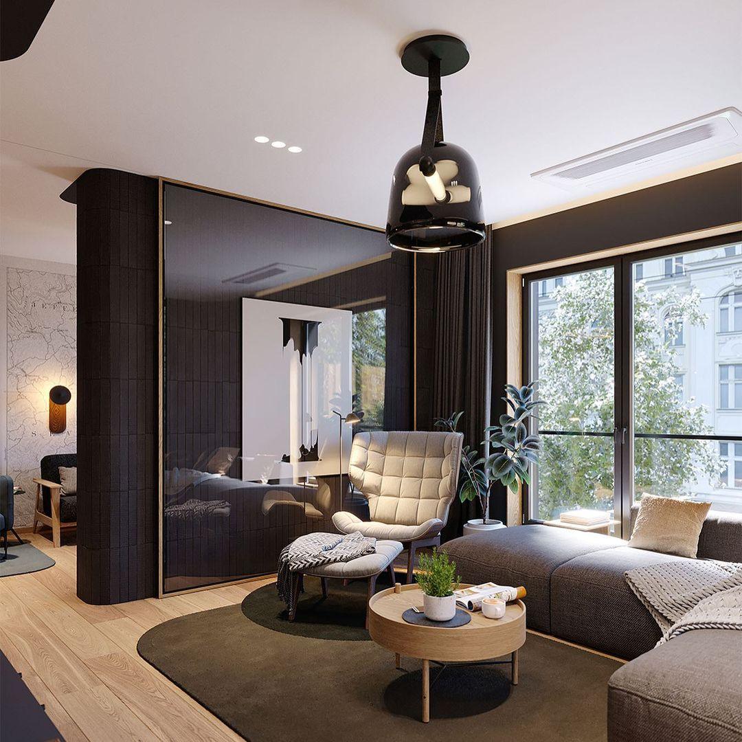 Mona Minimalist LED Pendant Light – Modern Glass Design
