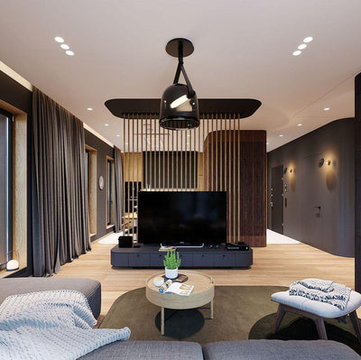 Mona Minimalist LED Pendant Light – Modern Glass Design