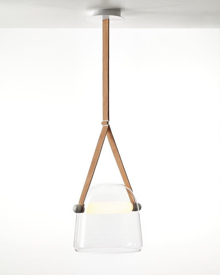 Mona Minimalist LED Pendant Light – Modern Glass Design