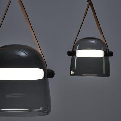 Mona Minimalist LED Pendant Light – Modern Glass Design