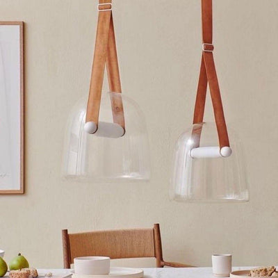 Mona Minimalist LED Pendant Light – Modern Glass Design