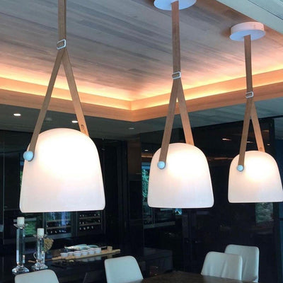 Mona Minimalist LED Pendant Light – Modern Glass Design