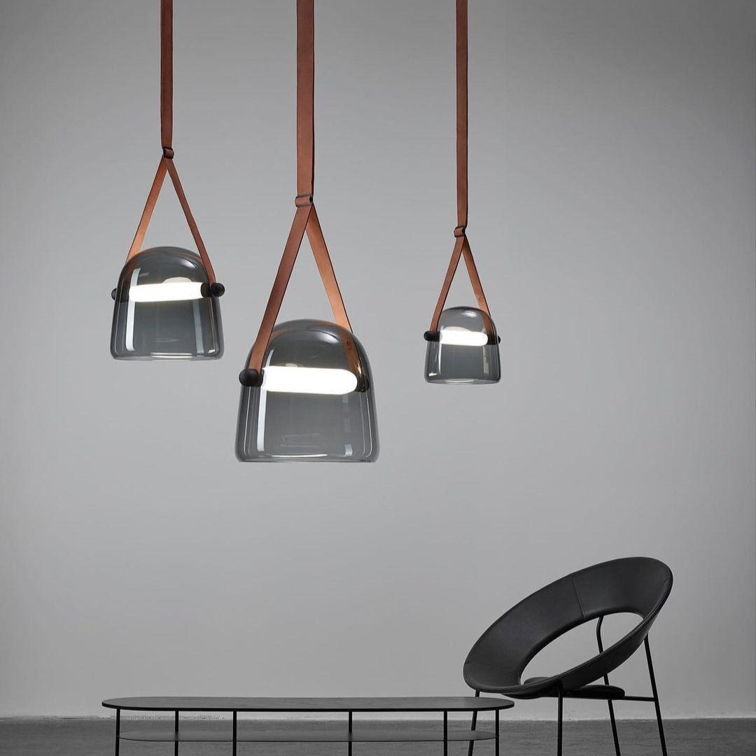 Mona Minimalist LED Pendant Light – Modern Glass Design