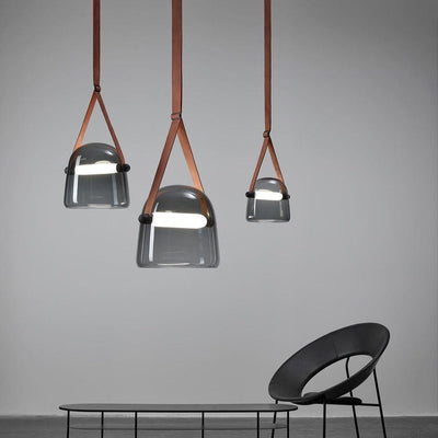 Mona Minimalist LED Pendant Light – Modern Glass Design