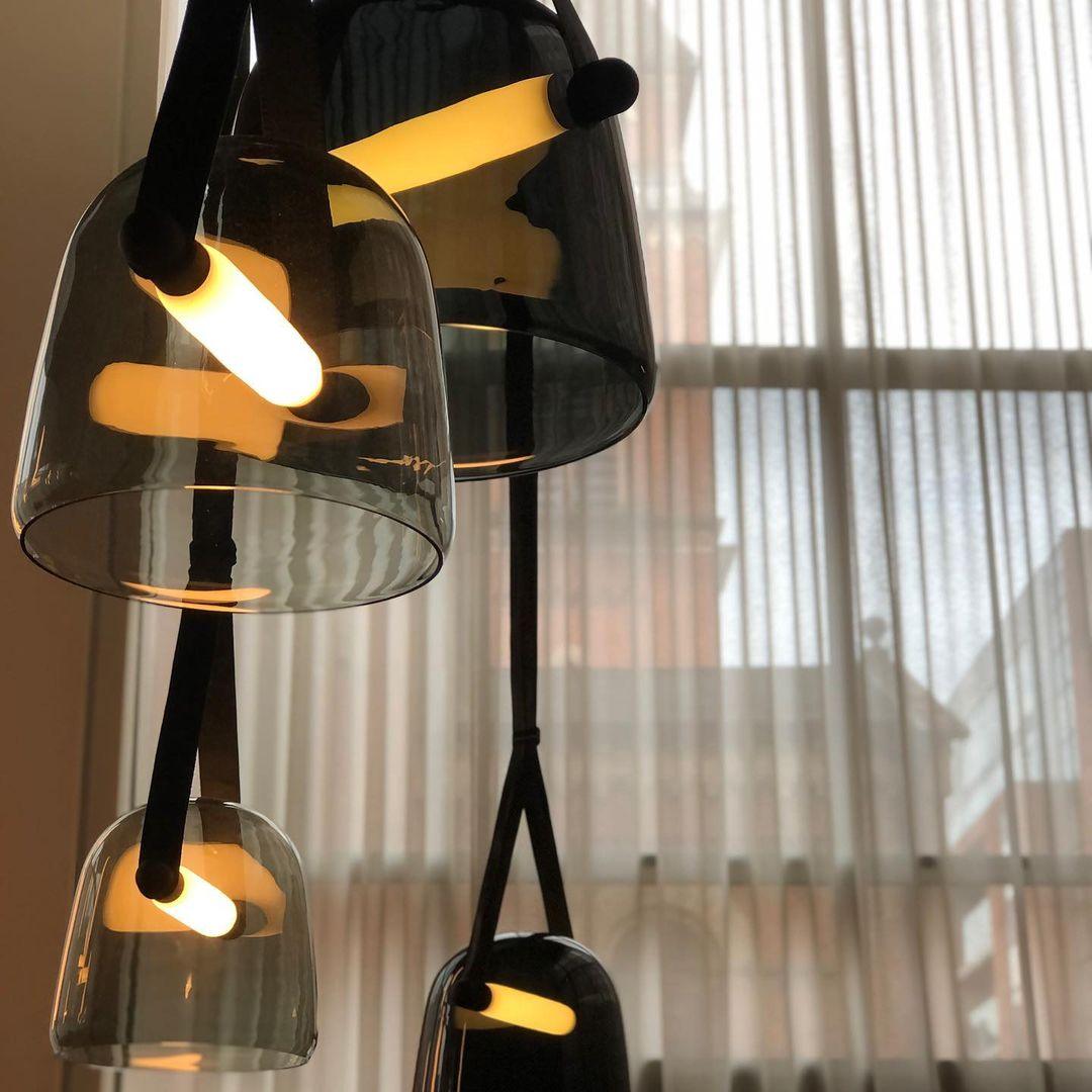 Mona Minimalist LED Pendant Light – Modern Glass Design
