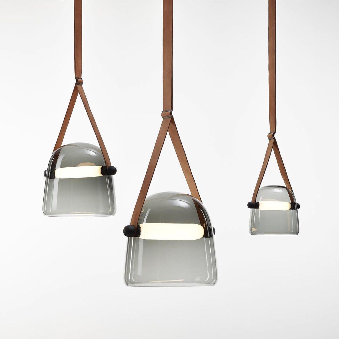 Mona Minimalist LED Pendant Light – Modern Glass Design