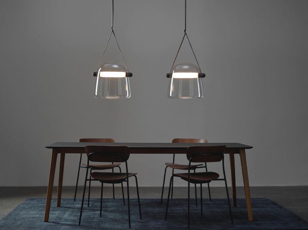 Mona Minimalist LED Pendant Light – Modern Glass Design